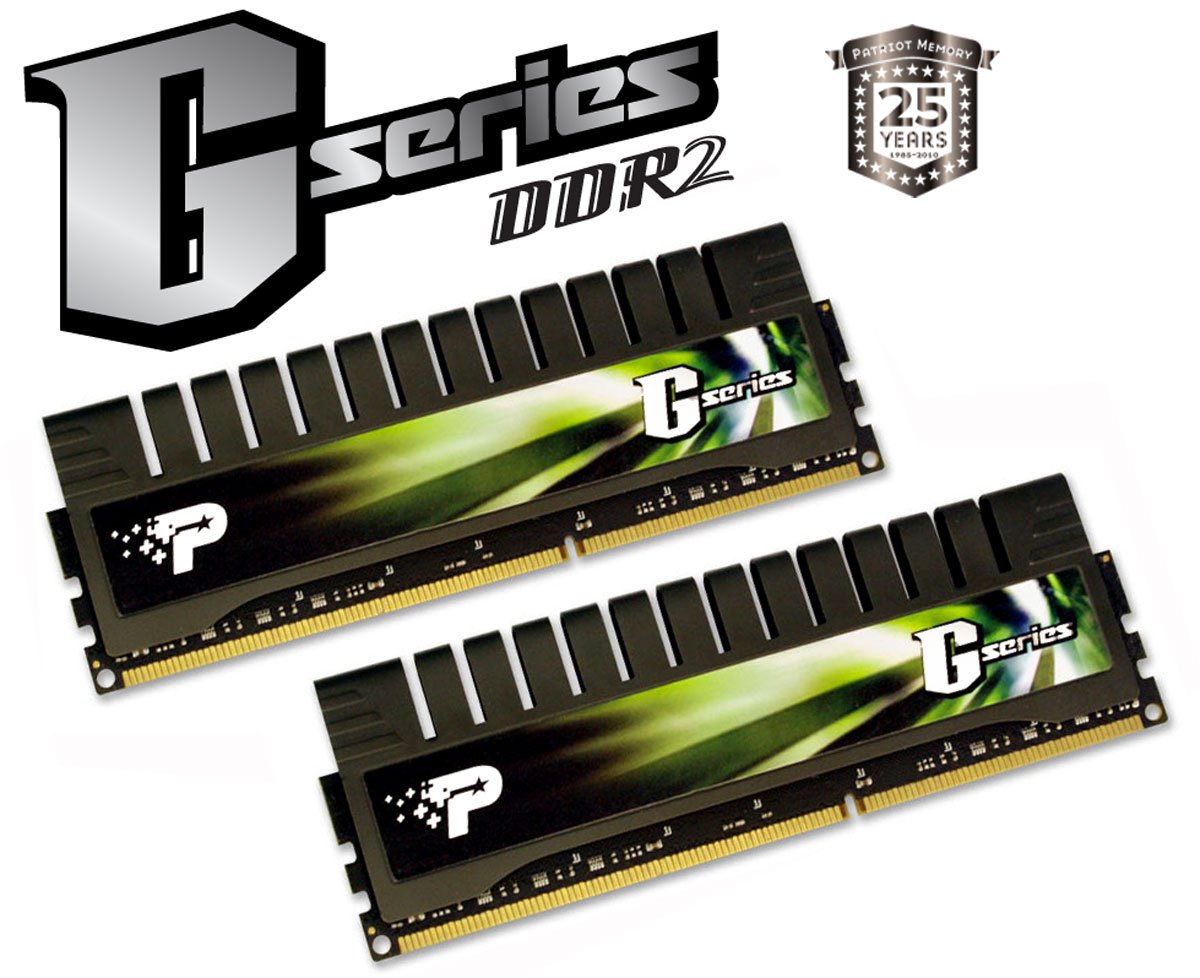 メモリー Patriot G Series PGS28G6400ELK Patriot Gaming Series 8 GB (2 x 4 GB) DDR2 PC2-6400 5-5-5-12 Dual